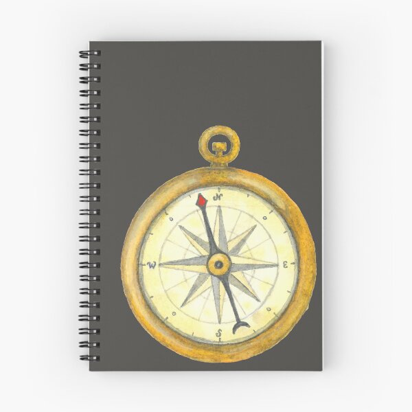 Item preview, Vintage watercolor gold complass designed and sold by Antigone Damigou.