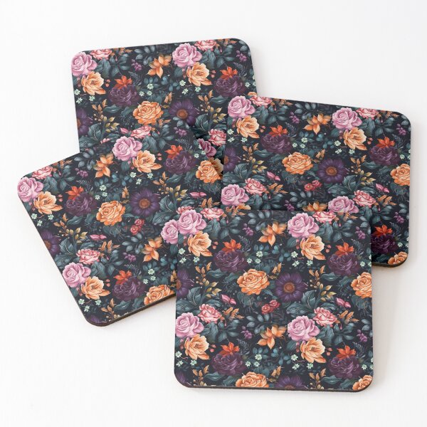 Item preview, Shadowed Garden Symphony - Dark Floral designed and sold by Yigdom.