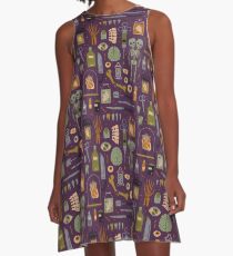 Seltsamkeiten A-Linien Kleid