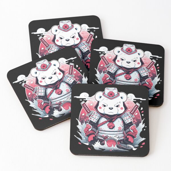 Item preview, Kawaii Samurai Polar Bear designed and sold by FurFashion.