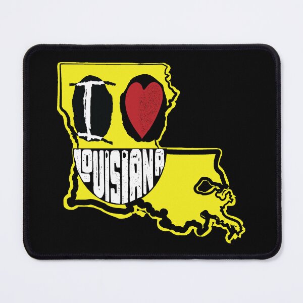Item preview, I Love Louisiana Smiling Happy Face designed and sold by pelagio.