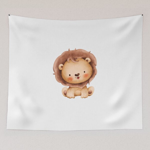 Item preview, lion cub designed and sold by AZZEMAA.