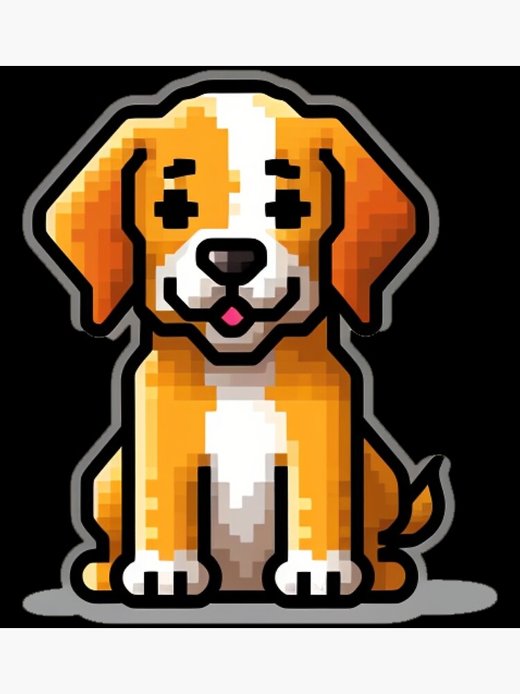 Daily Pixel Dog 03  Pixel art design, Pixel art, Illustration art