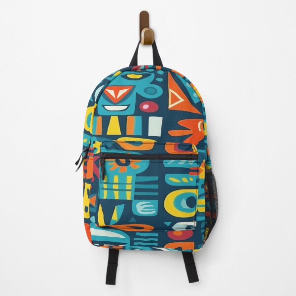 Item preview, Vibrant pattern inspired by traditional Aztec art designed and sold by ColorDesign38.