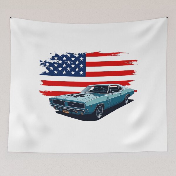 Item preview, Classic USA Muscle Car designed and sold by ArtCraftLab.