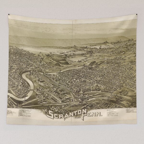 Item preview, Scranton, Pennsylvania (1890) designed and sold by allhistory.
