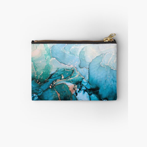 Item preview, Abstract bright color fluid background, hand drawn alcohol painting with golden streaks, liquid ink technique texture for backdrop design designed and sold by MTShoppingLine.