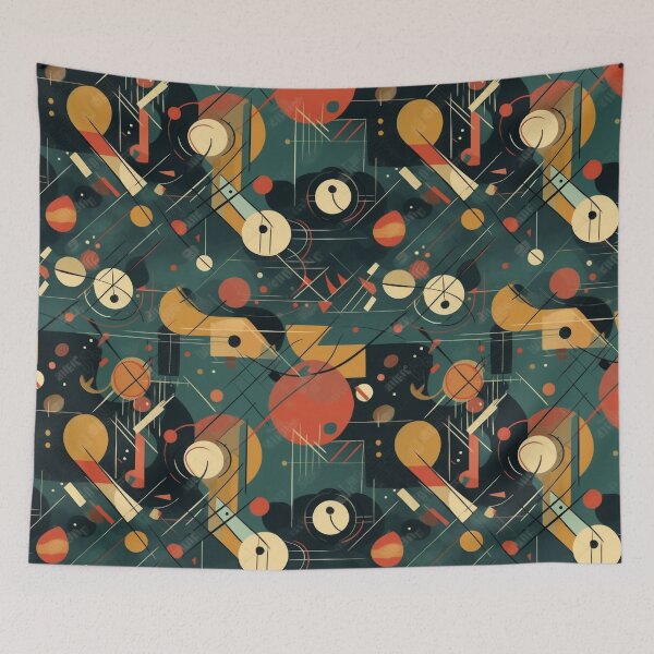 Item preview,  Abstract geometric design in Kandinsky style designed and sold by omizen.
