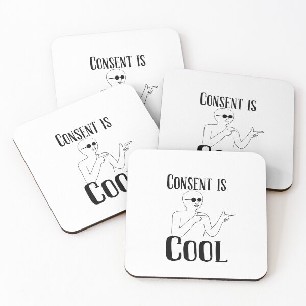 Item preview, Consent is Cool  designed and sold by HaleighMade.