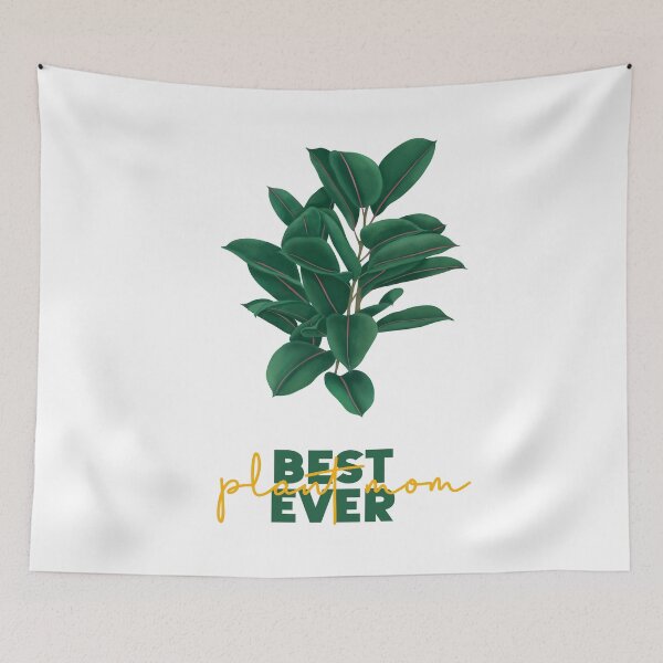 Item preview, Best Plant Mom Ever Ficus Elastica designed and sold by Ana Moguš.