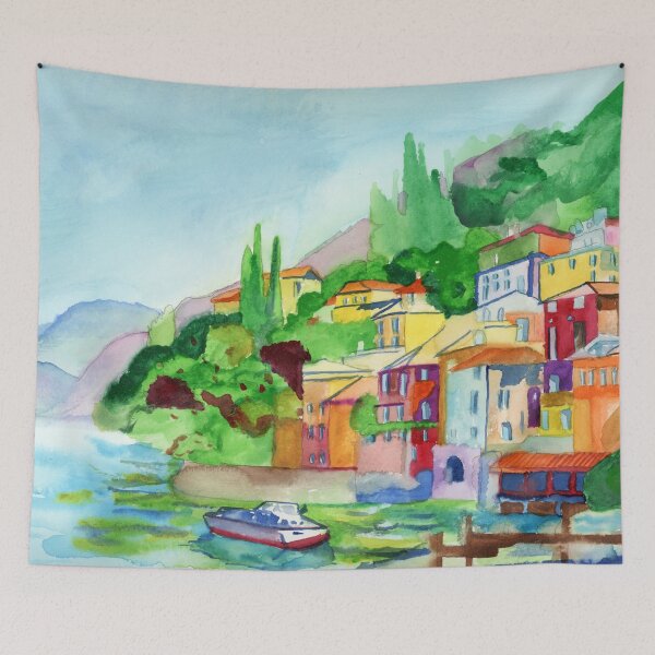 Item preview, Italy Watercolor designed and sold by mckenzieart.