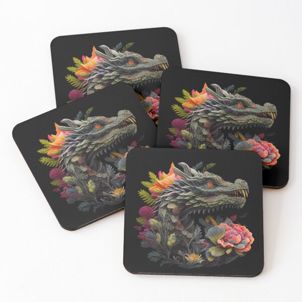 Artikelvorschau, Tropical Flower Dragon | Year of the Dragon entworfen und verkauft von FantasySoul.