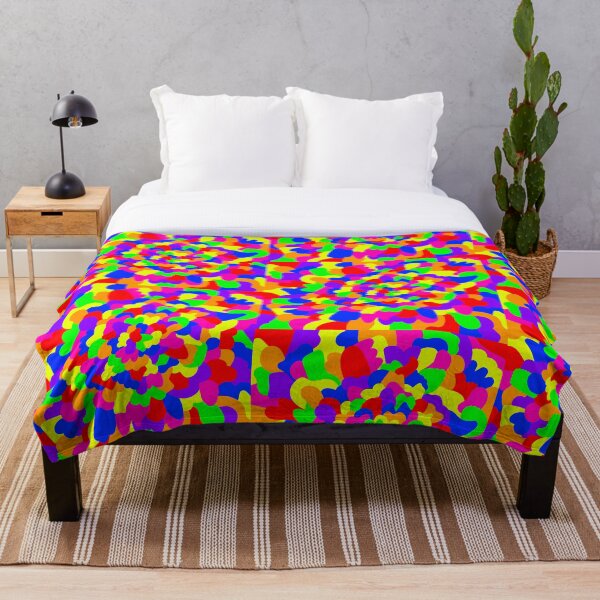 Item preview, Rainbow abstract blob picture  designed and sold by Rohza-Doodles.