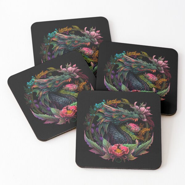 Artikelvorschau, Tropical Flower Dragon | Japan Dragon entworfen und verkauft von FantasySoul.