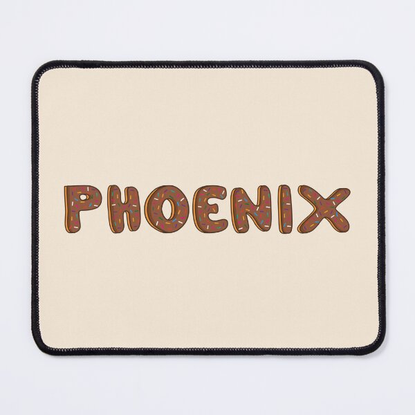 Item preview, Phoenix Citie of Arizona word Shaped Like Chocolate Donuts designed and sold by ITCHAWAWAA.