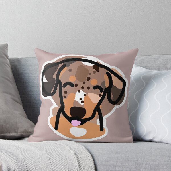 Item preview, Adorable Cute Dappled Dachshund Puppy Cartoon Style Sticker designed and sold by DHC-design.