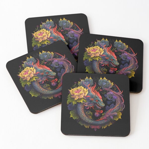Artikelvorschau, Tropical Flower Dragon | Asian Dragon entworfen und verkauft von FantasySoul.