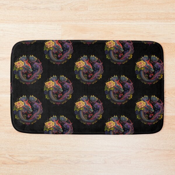 Item preview, Tropical Flower Dragon | Asian Dragon designed and sold by FantasySoul.