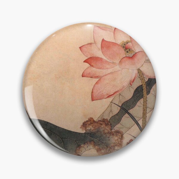 Item preview, Korean Painting Minhwa Lotus and Dragonflies designed and sold by tangerinemars.