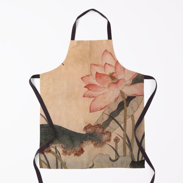 Item preview, Korean Painting Minhwa Lotus and Dragonflies designed and sold by tangerinemars.