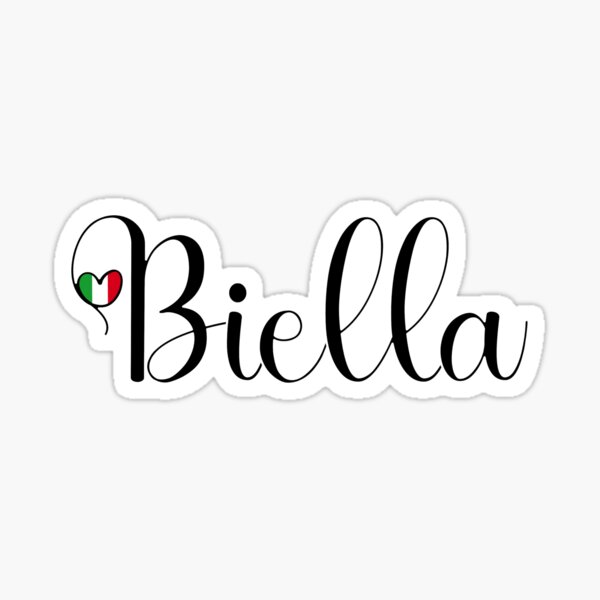 Item preview, Biella With Italian Heart - I Love Biella Italy designed and sold by molamode.