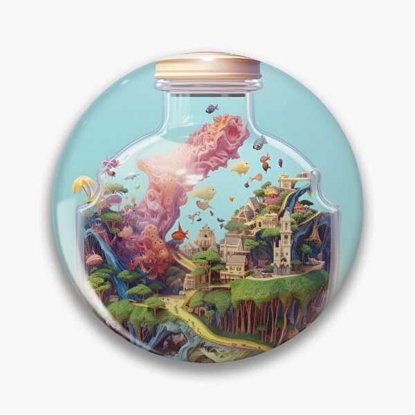 Item preview, Abstract Art Potion Bottle of Wonder Design 4 designed and sold by itsboldthreads.