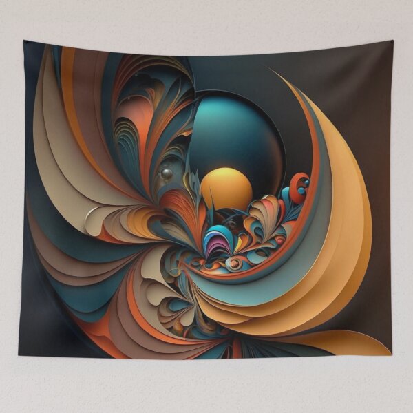 Item preview, Fenix Print Works Abstract Art Creations Circles designed and sold by Fenixprintworks.