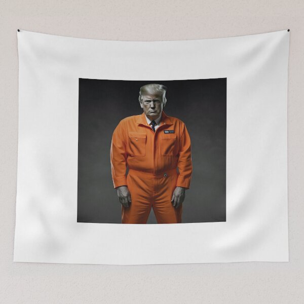 Item preview, Orange Jumpsuit Trump designed and sold by ArtfulRave.