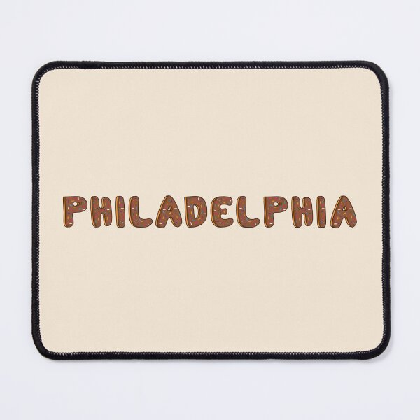 Item preview, Philadelphia City word Shaped Like Chocolate Donuts designed and sold by ITCHAWAWAA.