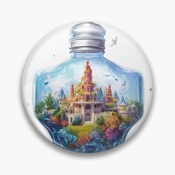 Item preview, Abstract Art Potion Bottle of Wonder Design 5 designed and sold by itsboldthreads.
