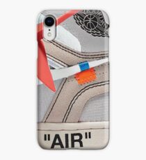 THE 10: AIR JORDAN 1 "OFF-WHITE" - WHITE iPhone Case 2018 iPhone XR Case