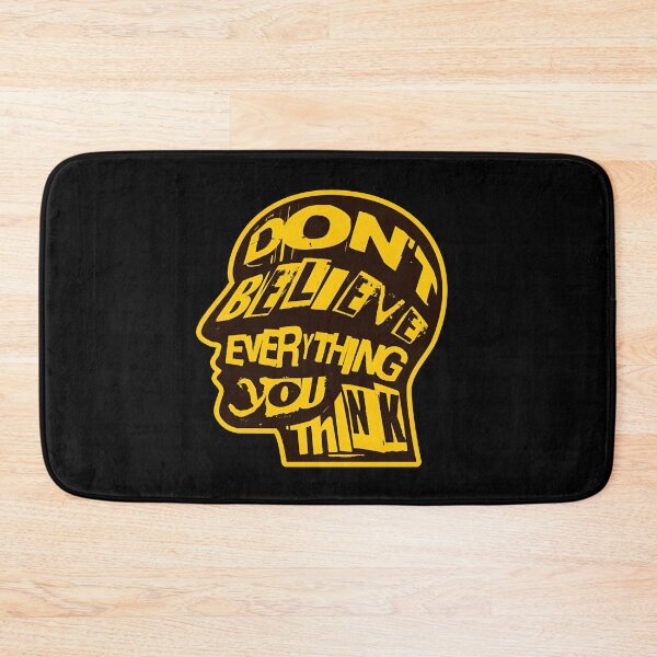 Item preview, Dont Believe Everything You Think 18 - Inspirational Quotes Typography designed and sold by Cawaiico.