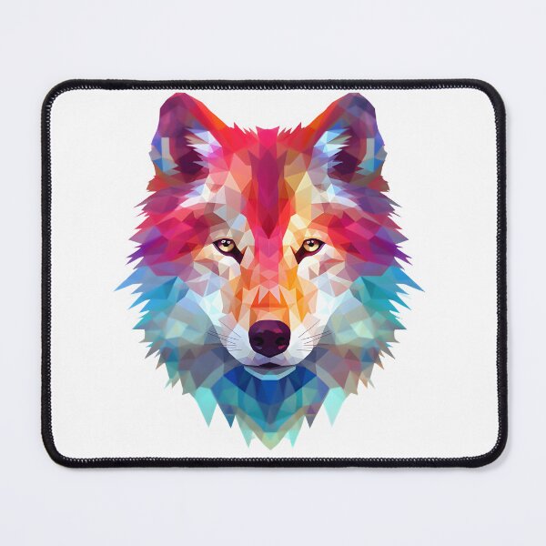Artikelvorschau, Geometrische Canine Majesty: Wolf Vektorgrafiken entworfen und verkauft von Blackstylez.