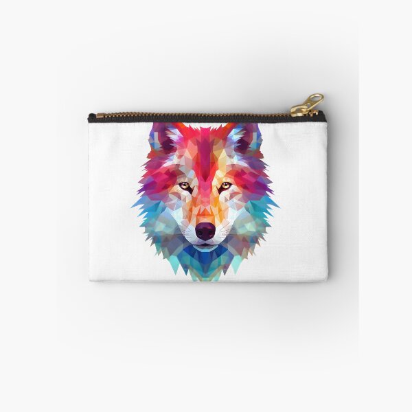 Aperçu de l'œuvre Majesté Canine Géométrique: Art Vectoriel De Loup créée et vendue par Blackstylez.