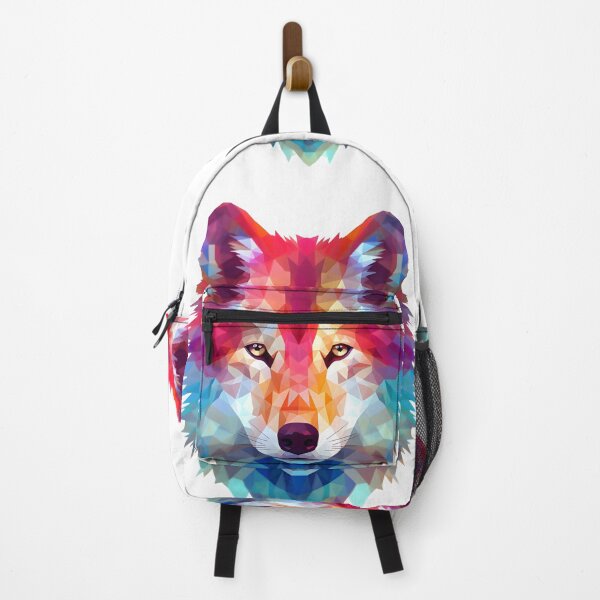 Item preview, Geometric Canine Majesty: Wolf Vector Art designed and sold by Blackstylez.