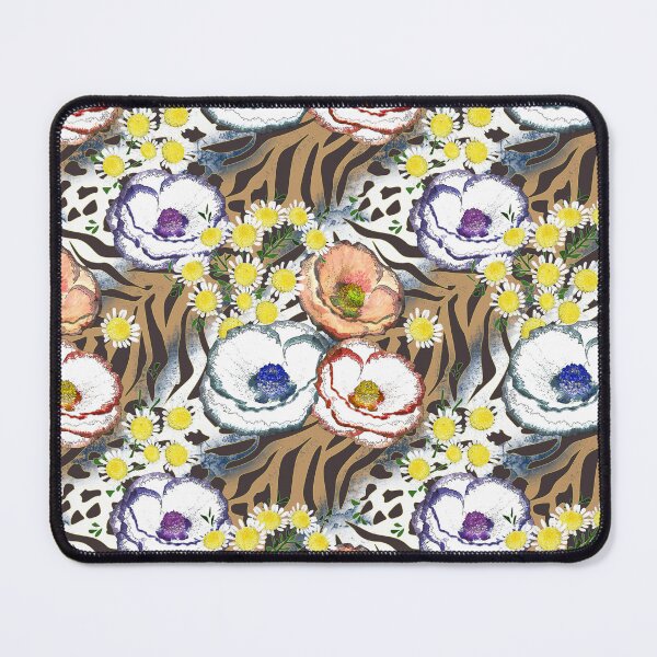 Item preview, Flowers on a tiger background. designed and sold by marinaklykva.