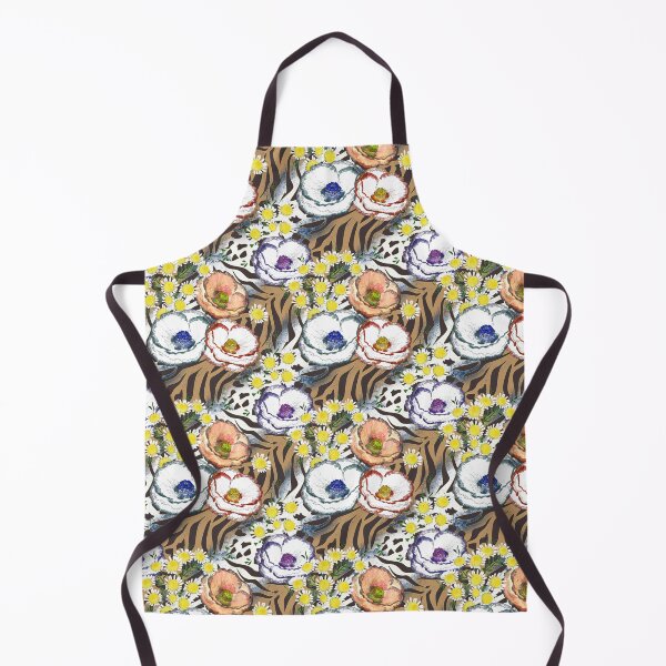 Item preview, Flowers on a tiger background. designed and sold by marinaklykva.