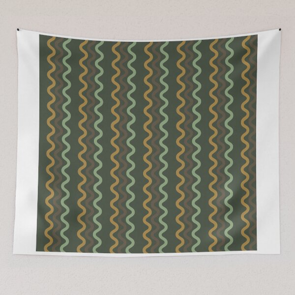 Item preview, Green waves designed and sold by ColorsCocktails.
