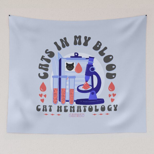 Item preview,  cat hematology cats in my blood designed and sold by PositiveIdeas.