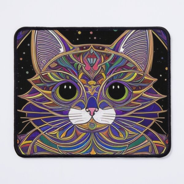 Item preview, Cat colourful magical elements designed and sold by tonyram4219.
