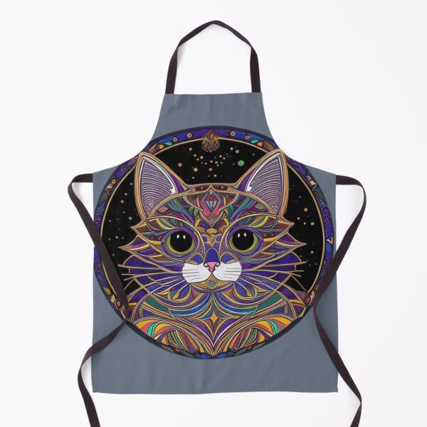 Item preview, Cat colourful magical elements designed and sold by tonyram4219.
