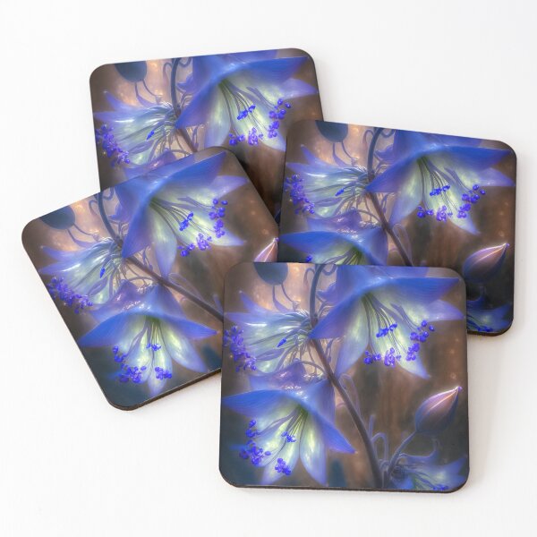 Item preview, Beautiful glowing flowers -  Blue Bell  designed and sold by Red Witch Art.