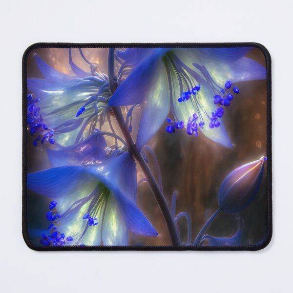 Item preview, Beautiful glowing flowers -  Blue Bell  designed and sold by Red Witch Art.