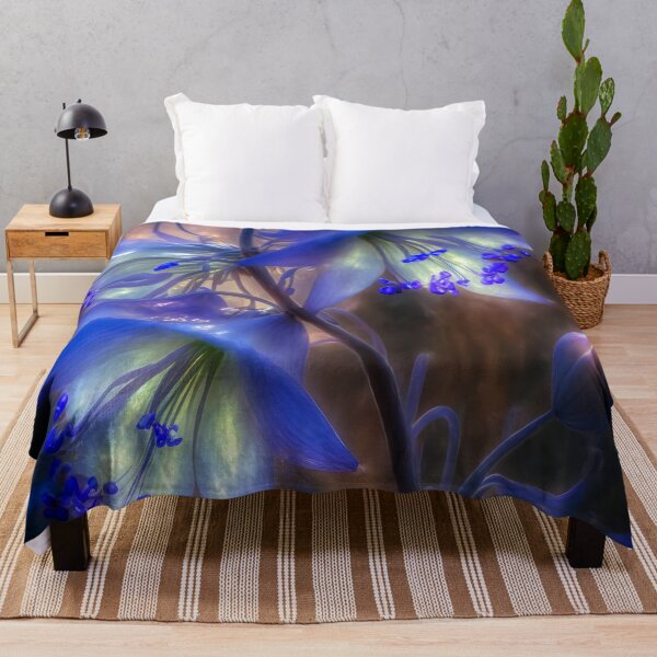 Item preview, Beautiful glowing flowers - Blue Bell designed and sold by Red Witch Art.