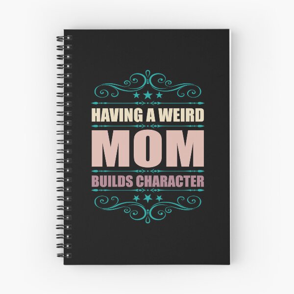 Item preview, Having A weird moms build character t-shirt design - Sticker Redbubble designed and sold by bluehatgraphics.