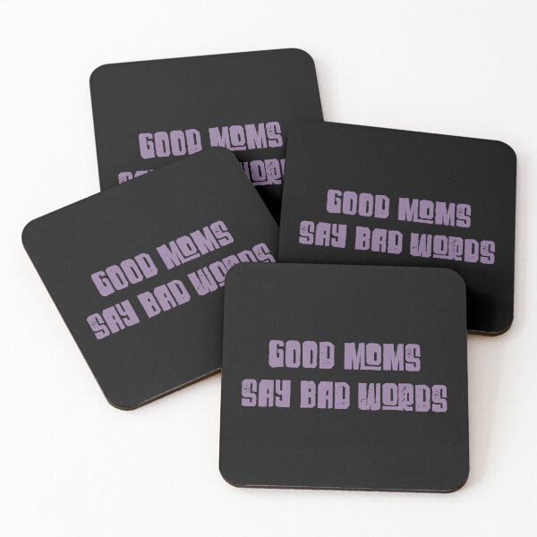 Item preview, Good Moms Say Bad Words - Funny Vintage Purple Text designed and sold by Whimsical  Thinker.