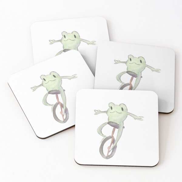 Item preview, Unicycle Frog designed and sold by goblinfables.