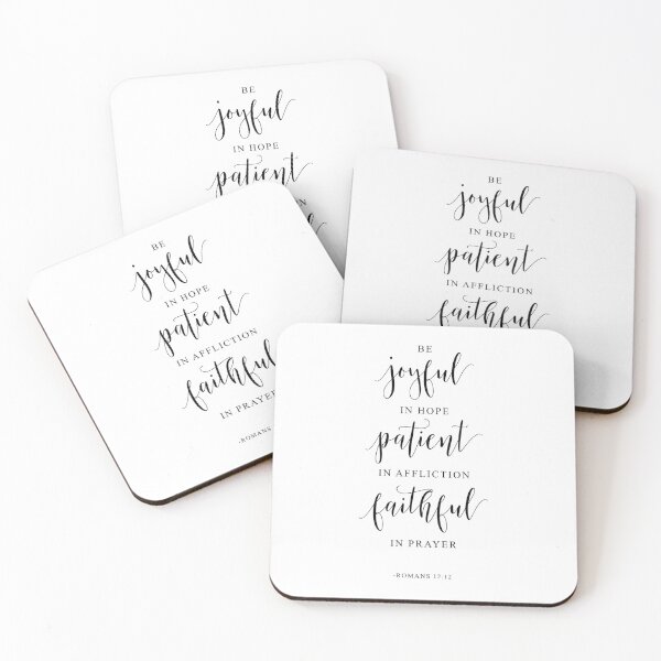 Item preview, Be Joyful In Hope Patient In Affliction, Romans 12:12 designed and sold by aenaonartwork.