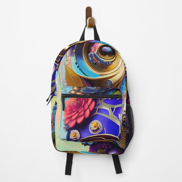 Item preview, Robotic head with flowers, illustration. designed and sold by HAKKI ARSLAN.