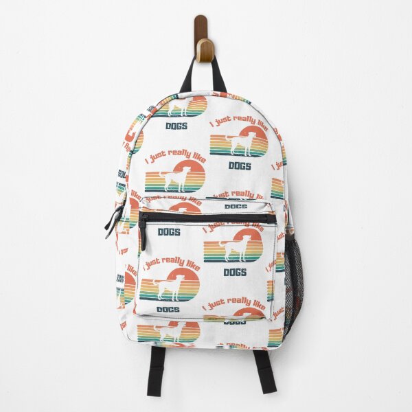 Item preview, I Just Really Like Dogs - Vintage - Retro - Sunset - Dog designed and sold by Ball-and-Match.